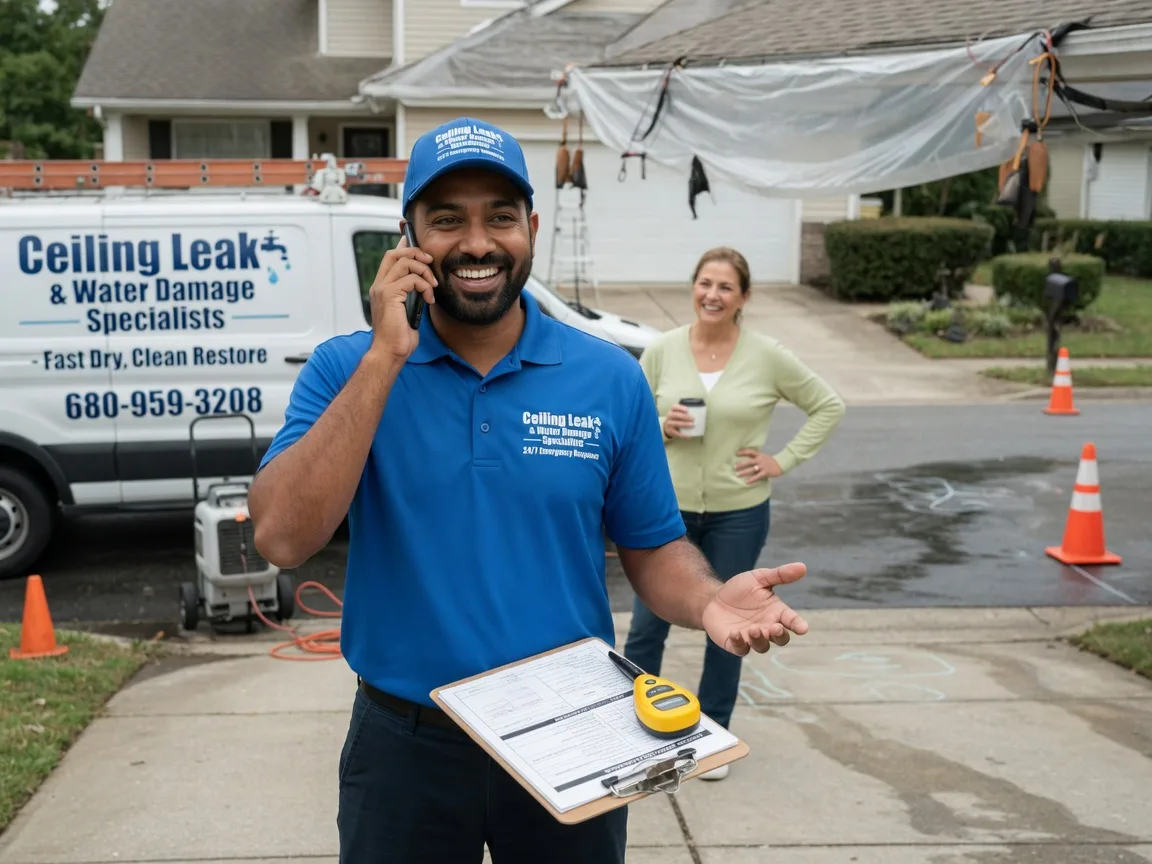 Ceiling Leak Cleanup Elmwood Park, NJ FAQs